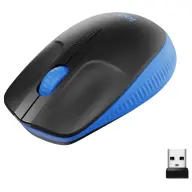 LOGITECH M190 Vezeték nélküli USB egér - kék
