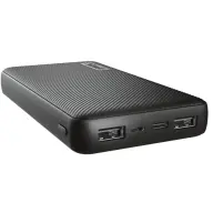 TRUST Primo Compact Powerbank 15000mAh 2xUSB USB-C 15W fekete