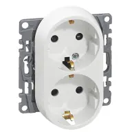 LEGRAND Niloé 2X2P+F aljzat körömmel fehér gyermekvédelemmel 764544