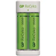GP ECO 211 Ladegerät + 2x2000mAh ReCyko AA