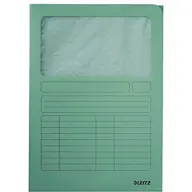 39500350 A4 Glass karton mappa light green