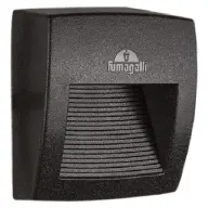 FUMAGALLI LORENZA 150 LED 4W 4K R7S zunanja stenska svetilka črna