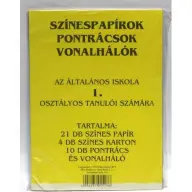 1. razreda raznobojan papírkészlet