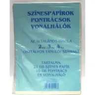 2-4. razreda raznobojan papírkészlet