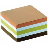 Jegyzettömb 85x85x45 cm színes kockatömb