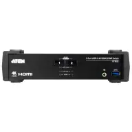 ATEN 2-Port USB 3.0 4K HDMI KVMP Switch with Audio Mixer Mode CS1822