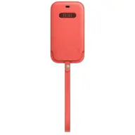APPLE MagSafe rögzítésű bebújtatós bőr tok iPhone 12/12 Pro pink citrus