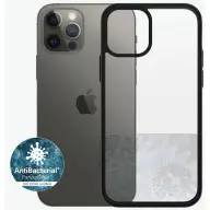 PANZERGLASS ClearCase Back Cover iPhone 12/12 Pro črno-prozoren