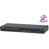 ATEN 2-Console 8-Port Multi-Interface (DisplayPort - HDMI - DVI - VGA) Cat 5 KVM Switch KH2508A