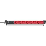 BRENNENSTUHL 1390007118 Alu-Line 19" 8 aljzat elosztó 2m