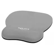 DELOCK Ergonomikus egér pad csuklótámasszal szürke 12698
