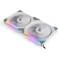 LIAN LI UNI Fan SL140 fehér 2 darabos szett vezérlővel