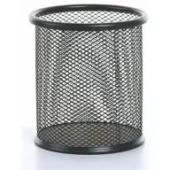 C11821 metal mesh pen holder black