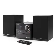 SHARP XL-B512BK Bluetooth mikrohifi rendszer fa hangszórókkal fekete