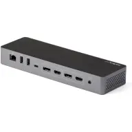 STARTECH Thunderbolt 3 Dock w/ USB-C Host Compatibility - Dual 4K 60Hz DisplayPort 1.4 or Dual HDMI Monitors