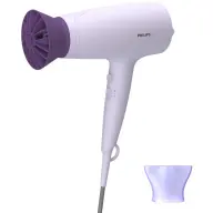 PHILIPS BHD341/10 Hajszárító ThermoProtect tartozékkal fehér-lila