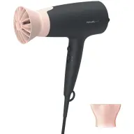 PHILIPS BHD350/10 Hajszárító ThermoProtect tartozékkal fekete-rózsaszín