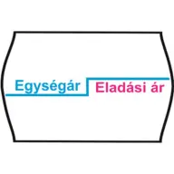 Árazószalag feliratos 25x16 Egységár/Eladási ár 900/tekercs