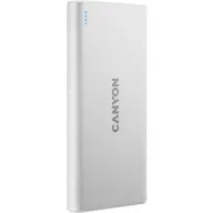 CANYON Powerbank PB-106 10000 mAh 2xUSB 1xUSB-C 2.1A alb