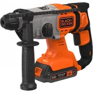 BLACK AND DECKER BCD900E2K Akkus Rotary hammer + 2 x 2.5Ah akku
