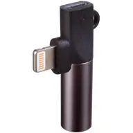 AKYGA Lightning + Jack Átalakító Fekete-Ezüst 3cm AK-AD-63