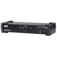 ATEN 4-Port USB 3.0 4K HDMI KVMP Switch with Audio Mixer Mode CS1824