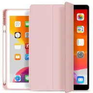 APPLE iPad 10.2 (2019/2020) védőtok on/off funkcióval Pencil tartóval rózsaszín OEM