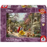 SCHMIDTSPIELE Puzzle játék 1000 darabos Thomas Kinkade Disney Hófehérke Tánc a herceggel
