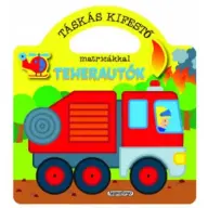 Táskás kifestő matricákkal - Teherautók (2021)