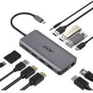 ACER 12in1 Type C dongle Silber