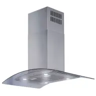 SLX SIG-90X sziget elszívó 260 W B inox