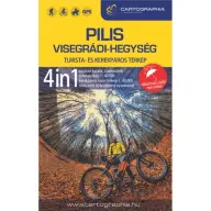 Pilis Visegrádi-hegység 4in1 outdoor kalauz és turista- kerékpáros- és lovas térkép