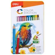 DELI Color Emotion 12 komadni mješovit boja raznobojan olovka