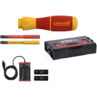 WIHA 44318 SpeedE II screwdriver + L-Boxx mini + 2 pcs akku