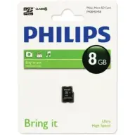 PHILIPS Standard 8GB MicroSDHC 10 MB/s PH669036