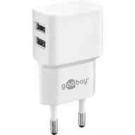 GOOBAY Dual USB charger 2.4 A (12W) fehér