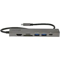 STARTECH USB C Multiport Adapter - USB-C to 4K 60Hz HDMI 2.0 100W Power Delivery Pass-through