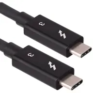 AKYGA Thunderbolt 3 Összekötő Fekete 50cm AK-USB-33