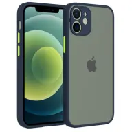 CELLECT Matte plastic case iPhone 13 Pro blue-green