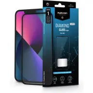 MYSCREEN Diamond Glass Lite Edge képernyővédő iPhone 13/13 Pro/14/14 Pro/16e fekete