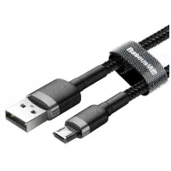 BASEUS USB Micro USB transformator Crno 1m CAMKLF-BG1