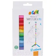 VICTORIA Cool plastilină color 12 buc 200g