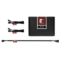 NOCTUA NA-SEC1 4 tűs PWM kábel hosszabbító fekete 3 darabos szett