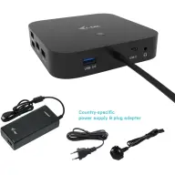 ITEC USB-C HDMI DP Docking Station with Power Delivery 100 W + Universal Charger 112 W