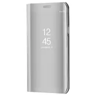 ZONE Smart View Cover Oldalra nyíló tok hívás mutatóval Samsung Galaxy A22 4G ezüst