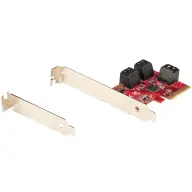 STARTECH SATA PCIe Card - 6 Port PCIe SATA Expansion Card Non-Raid