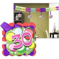 Girland 400 x 12 x 12 cm 30. Geburtstag