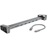 HAMA USB 3.1 Type C 9 in 1 dokkoló szürke