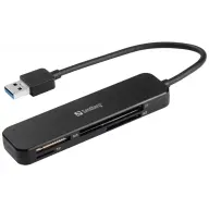 SANDBERG USB 3.0 Pocket Card Reader negru