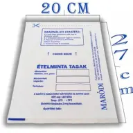 Ételminta tasak 20x27 cm 500 db